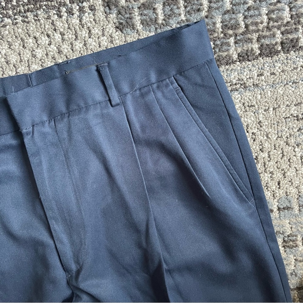 Mens Greg Norman Navy Blue Golf Pants, Business Pants, Size 34/30 - Picture 6 of 10